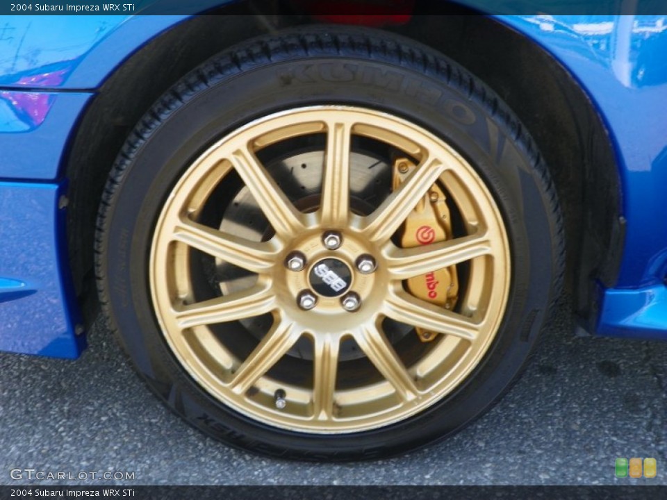 2004 Subaru Impreza WRX STi Wheel and Tire Photo #63844680