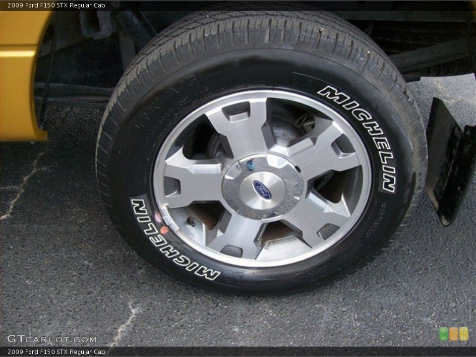 2009 Ford F150 STX Regular Cab Wheel and Tire Photo #63858811