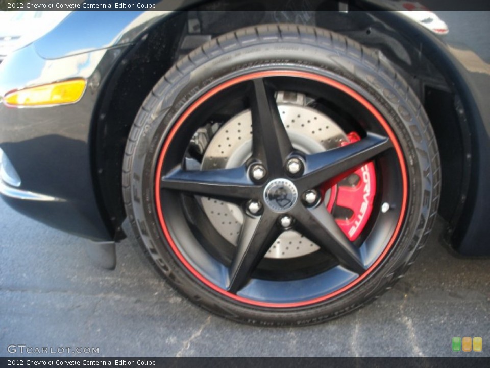 2012 Chevrolet Corvette Centennial Edition Coupe Wheel and Tire Photo #63861295