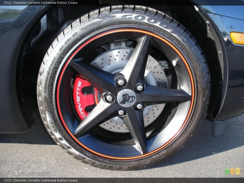 2012 Chevrolet Corvette Centennial Edition Coupe Wheel and Tire Photo #63861304