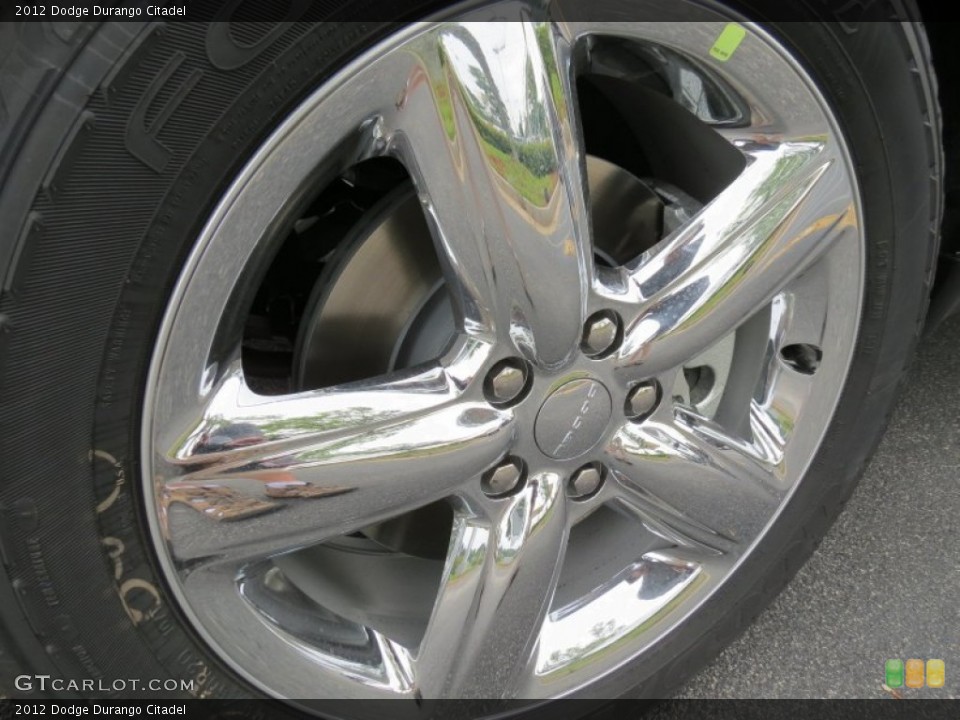 2012 Dodge Durango Citadel Wheel and Tire Photo #63876824