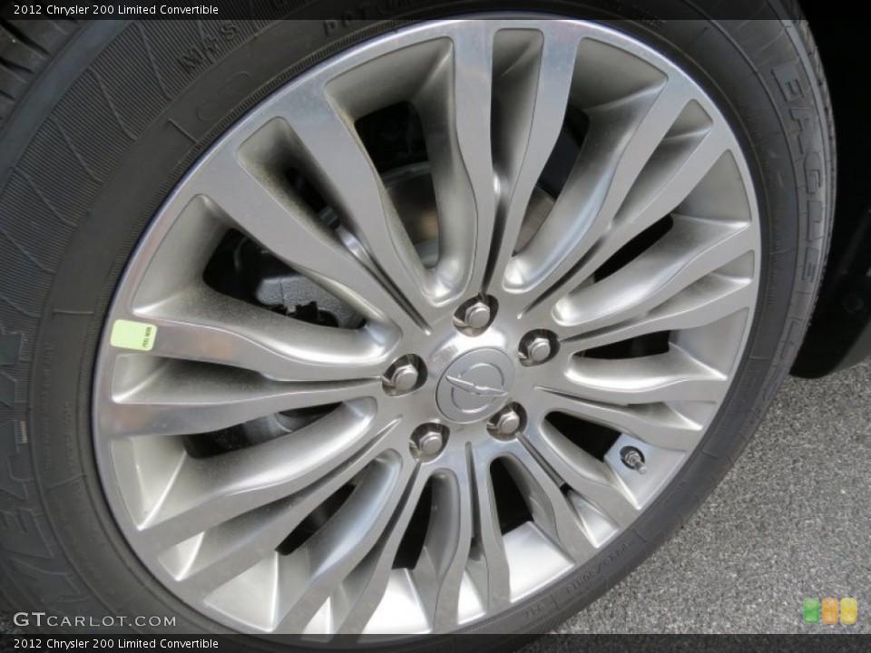 2012 Chrysler 200 Limited Convertible Wheel and Tire Photo #63880788