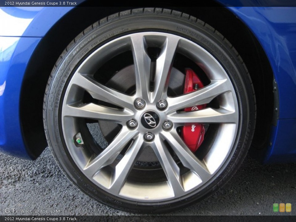 2012 Hyundai Genesis Coupe 3.8 Track Wheel and Tire Photo #63885719