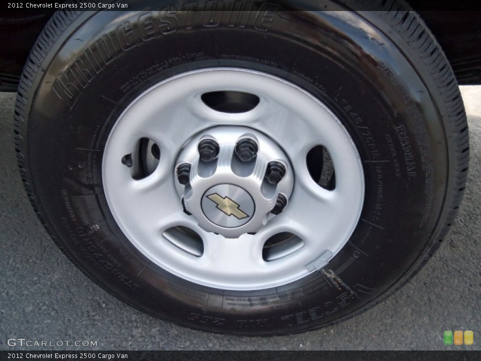 2012 Chevrolet Express 2500 Cargo Van Wheel and Tire Photo #63887932