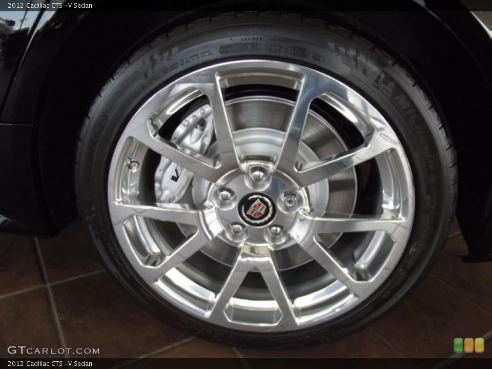 2012 Cadillac CTS -V Sedan Wheel and Tire Photo #63888797