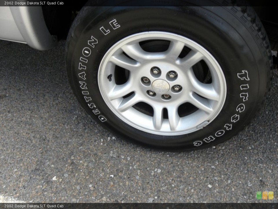 2002 Dodge Dakota SLT Quad Cab Wheel and Tire Photo #63895871