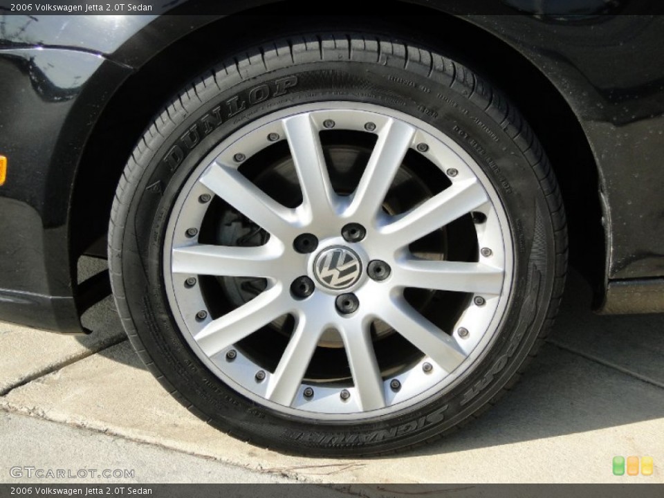 2006 Volkswagen Jetta 2.0T Sedan Wheel and Tire Photo #63907559