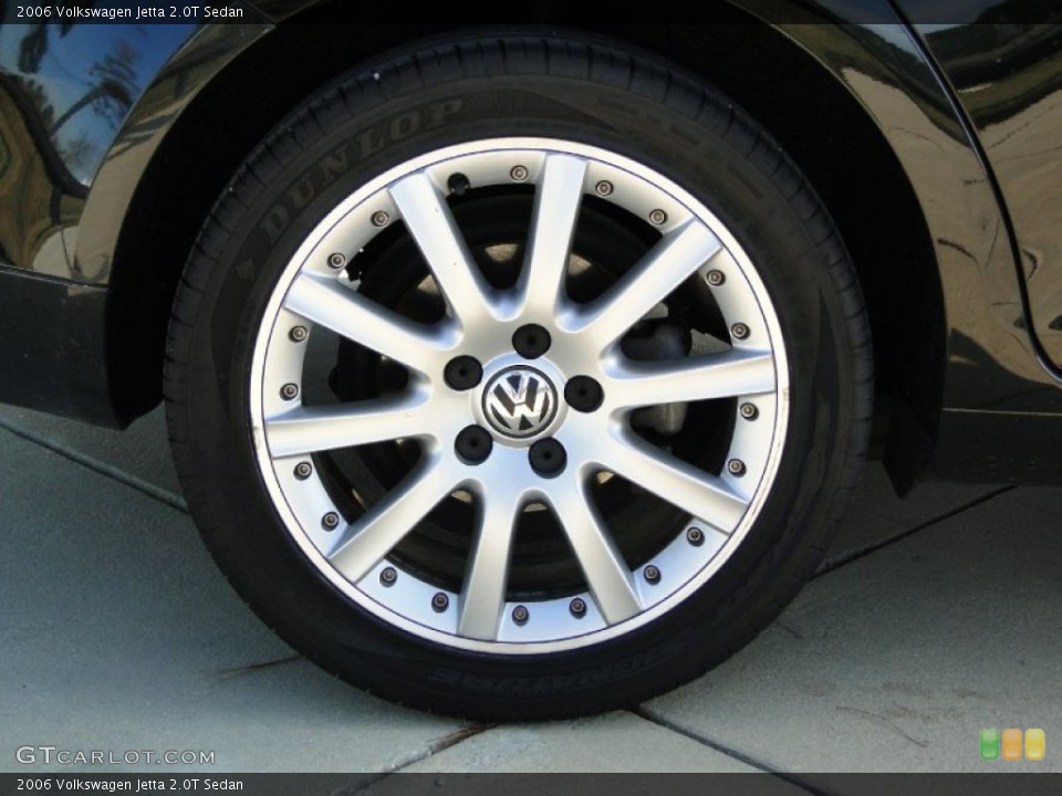 2006 Volkswagen Jetta 2.0T Sedan Wheel and Tire Photo #63907571