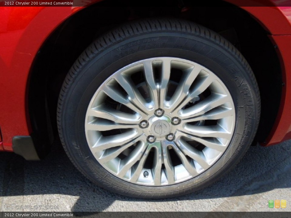 2012 Chrysler 200 Limited Convertible Wheel and Tire Photo #63912230