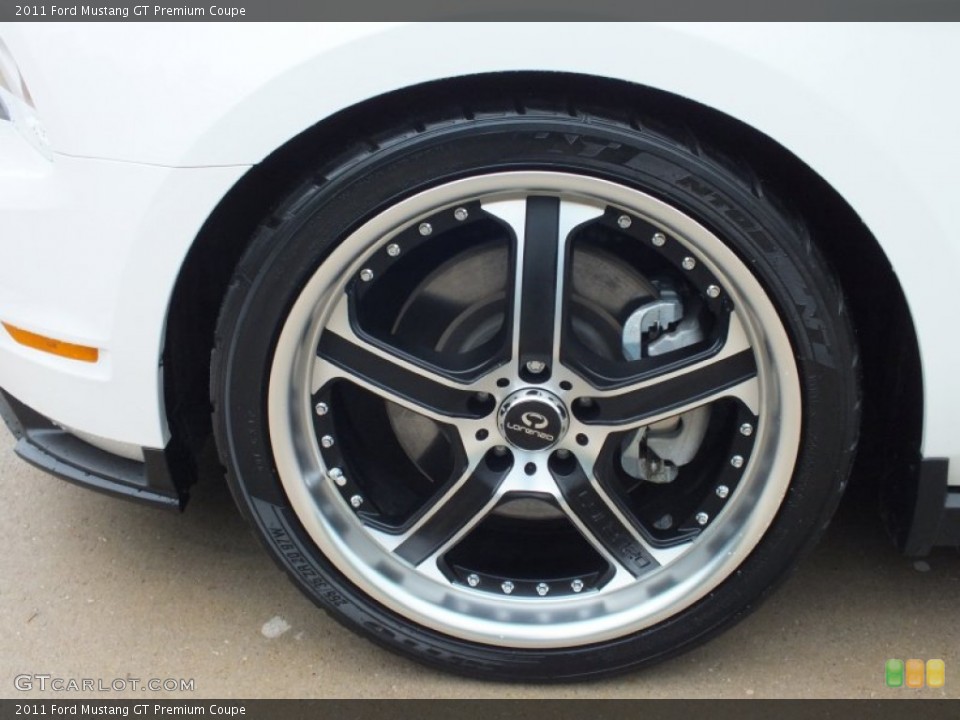 2011 Ford Mustang Custom Wheel and Tire Photo #63917925
