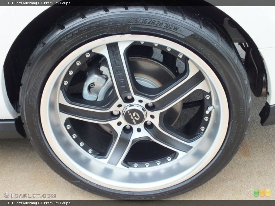 2011 Ford Mustang Custom Wheel and Tire Photo #63917931