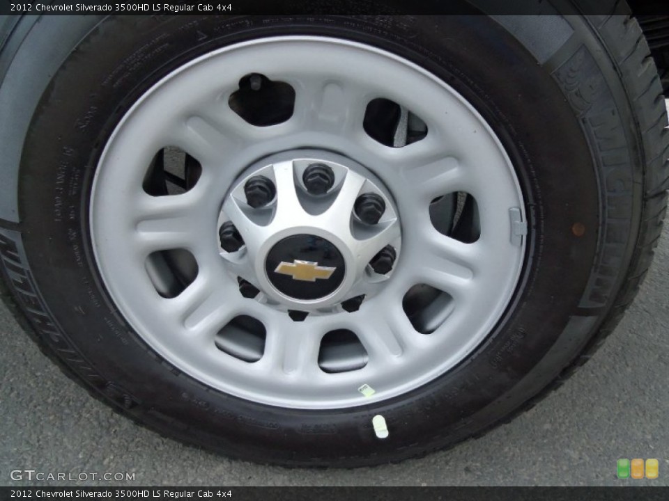 2012 Chevrolet Silverado 3500HD LS Regular Cab 4x4 Wheel and Tire Photo #63940984