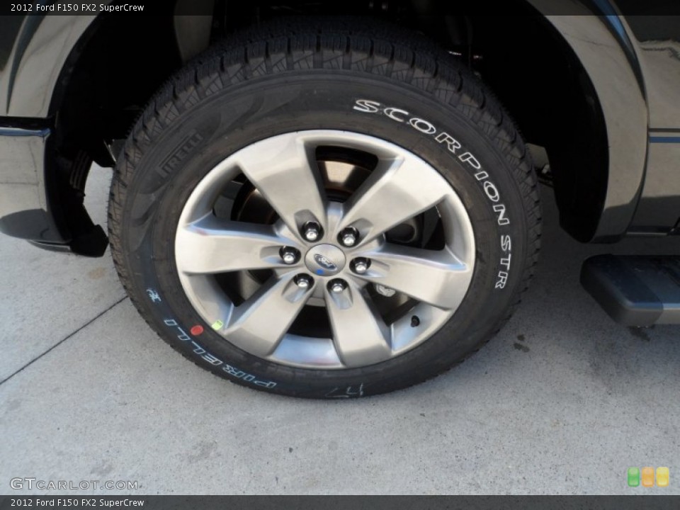 2012 Ford F150 FX2 SuperCrew Wheel and Tire Photo #63949517