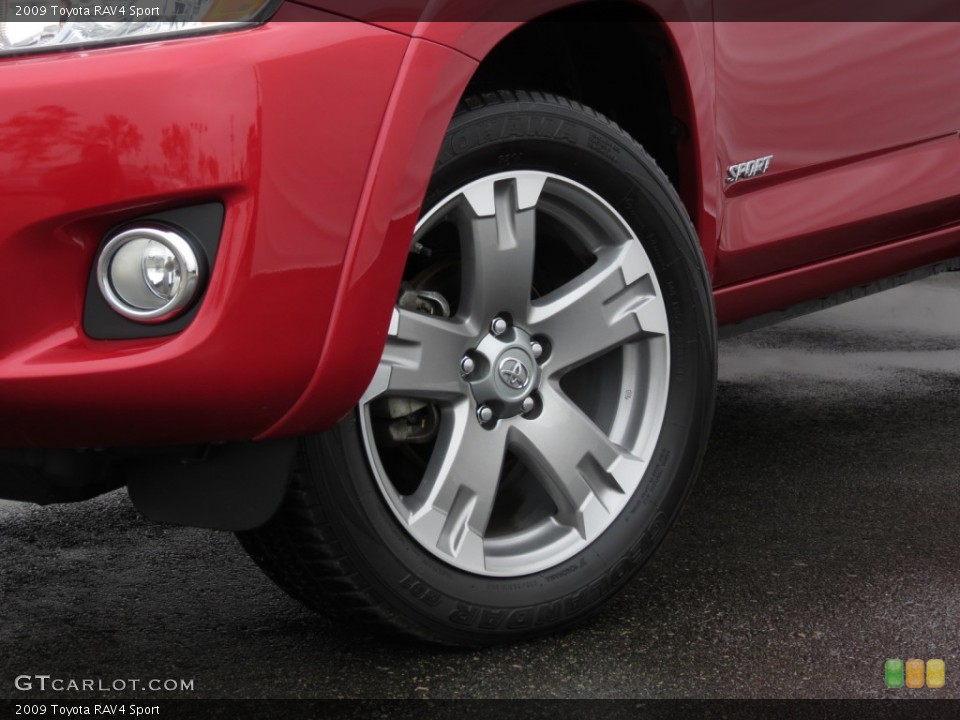 2009 Toyota RAV4 Sport Wheel and Tire Photo #63963661