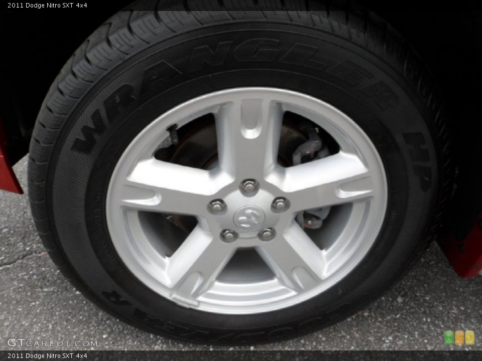 2011 Dodge Nitro SXT 4x4 Wheel and Tire Photo #63965083