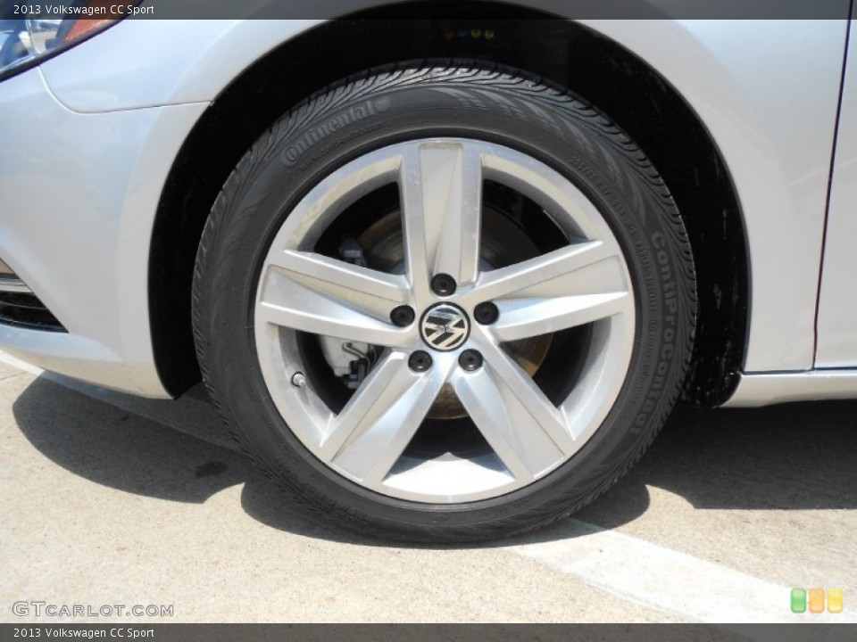 2013 Volkswagen CC Sport Wheel and Tire Photo #63994312