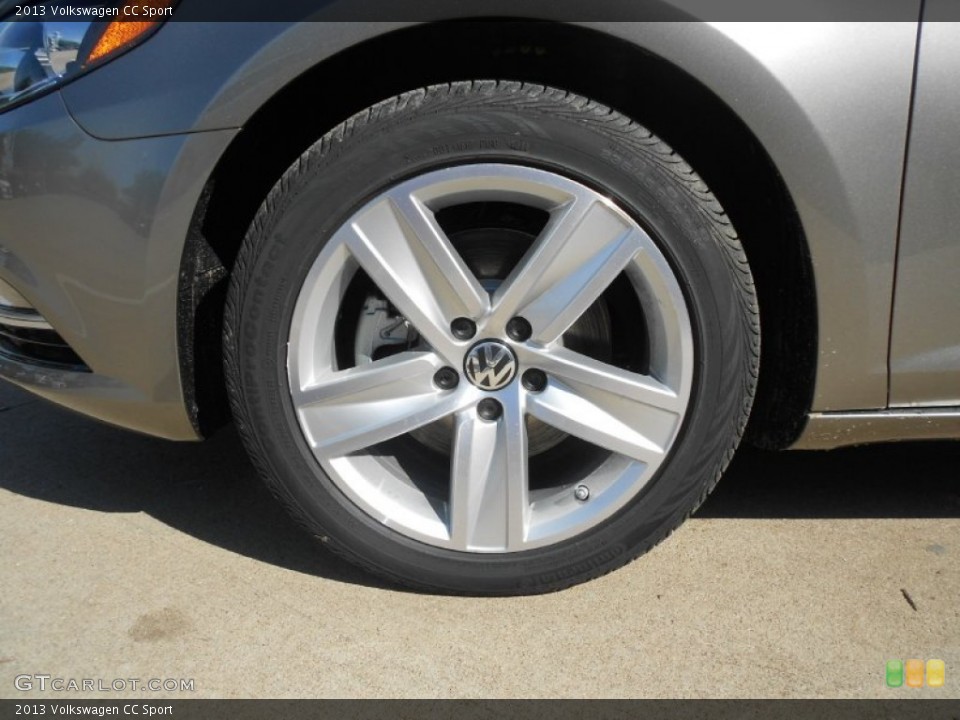 2013 Volkswagen CC Sport Wheel and Tire Photo #63994510