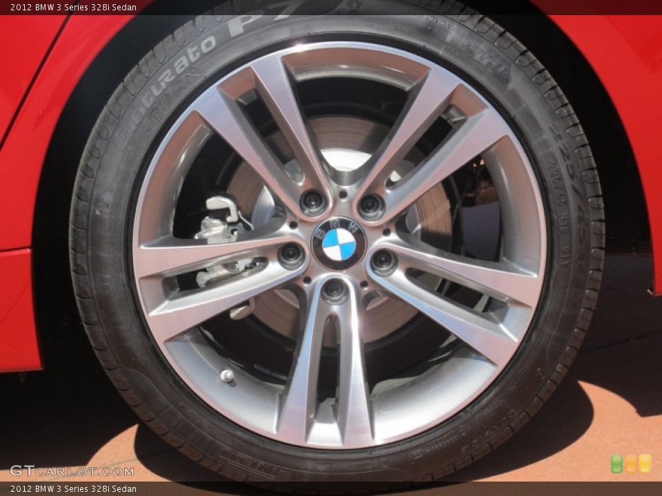 2012 BMW 3 Series 328i Sedan Wheel and Tire Photo #63994737