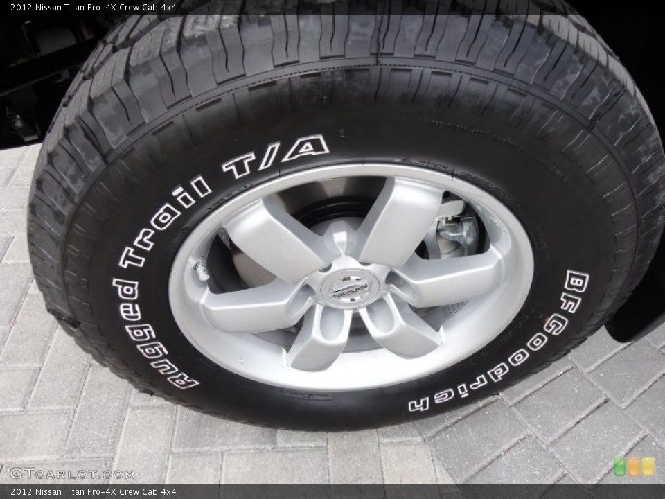2012 Nissan Titan Pro-4X Crew Cab 4x4 Wheel and Tire Photo #64019427