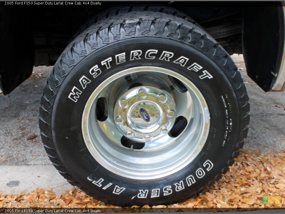 2005 Ford F350 Super Duty Lariat Crew Cab 4x4 Dually Wheel and Tire Photo #64019739