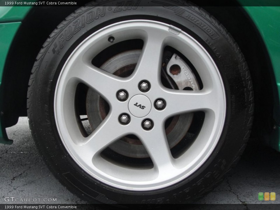 1999 Ford Mustang SVT Cobra Convertible Wheel and Tire Photo #64021023