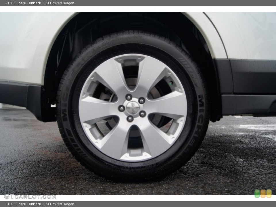 2010 Subaru Outback 2.5i Limited Wagon Wheel and Tire Photo #64029678