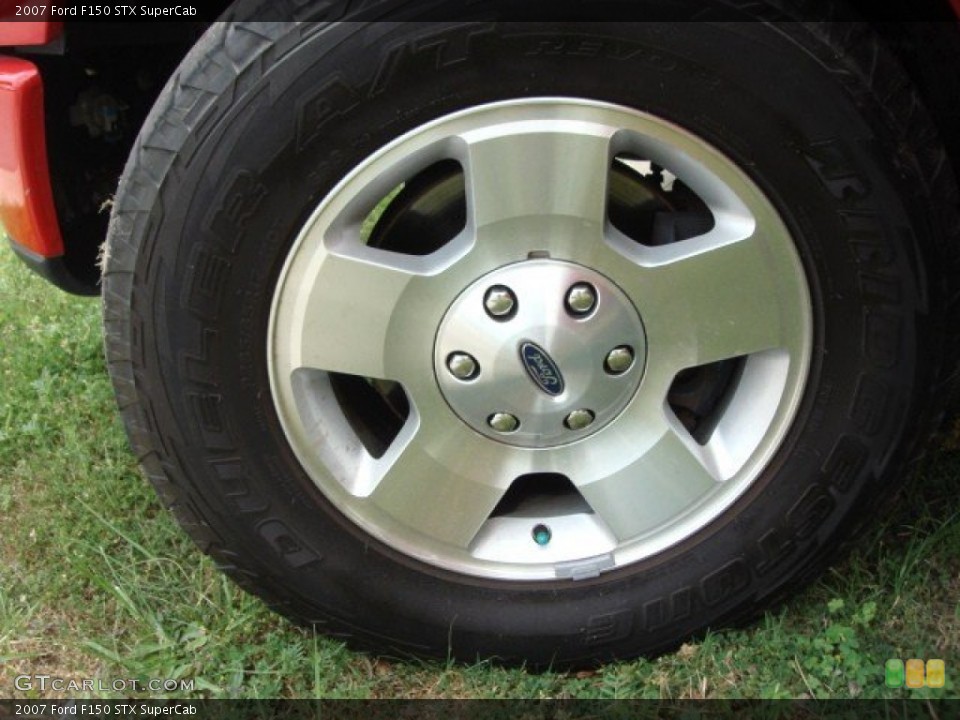 2007 Ford F150 STX SuperCab Wheel and Tire Photo #64036429