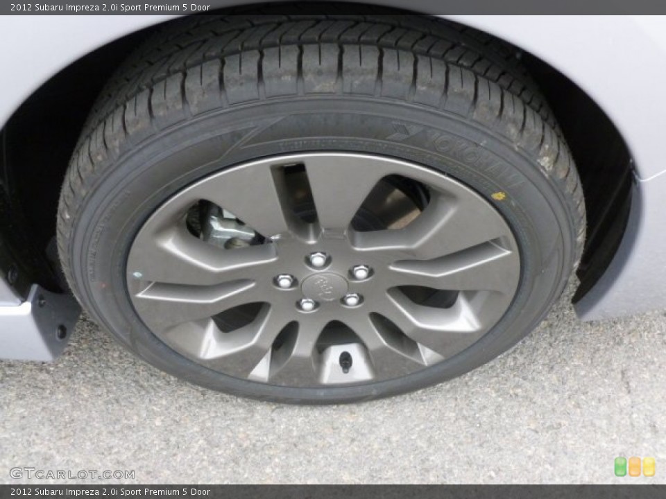 2012 Subaru Impreza 2.0i Sport Premium 5 Door Wheel and Tire Photo #64043305