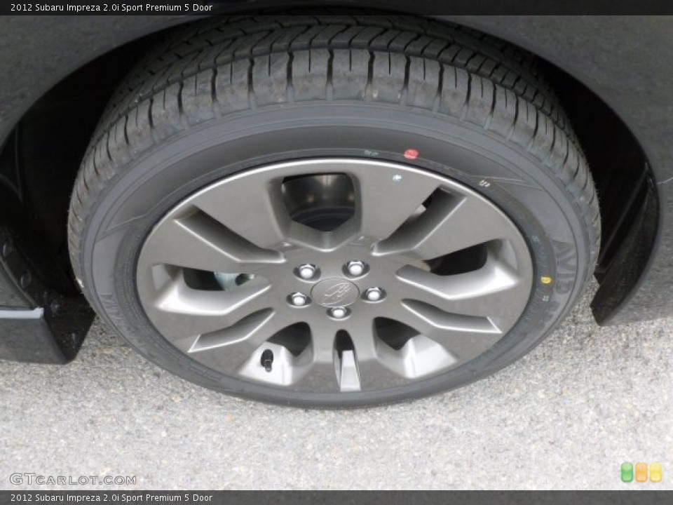 2012 Subaru Impreza 2.0i Sport Premium 5 Door Wheel and Tire Photo #64043494