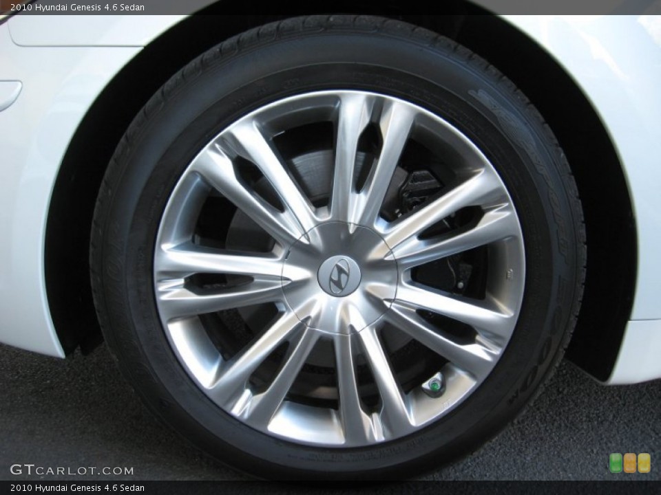 2010 Hyundai Genesis 4.6 Sedan Wheel and Tire Photo #64057247