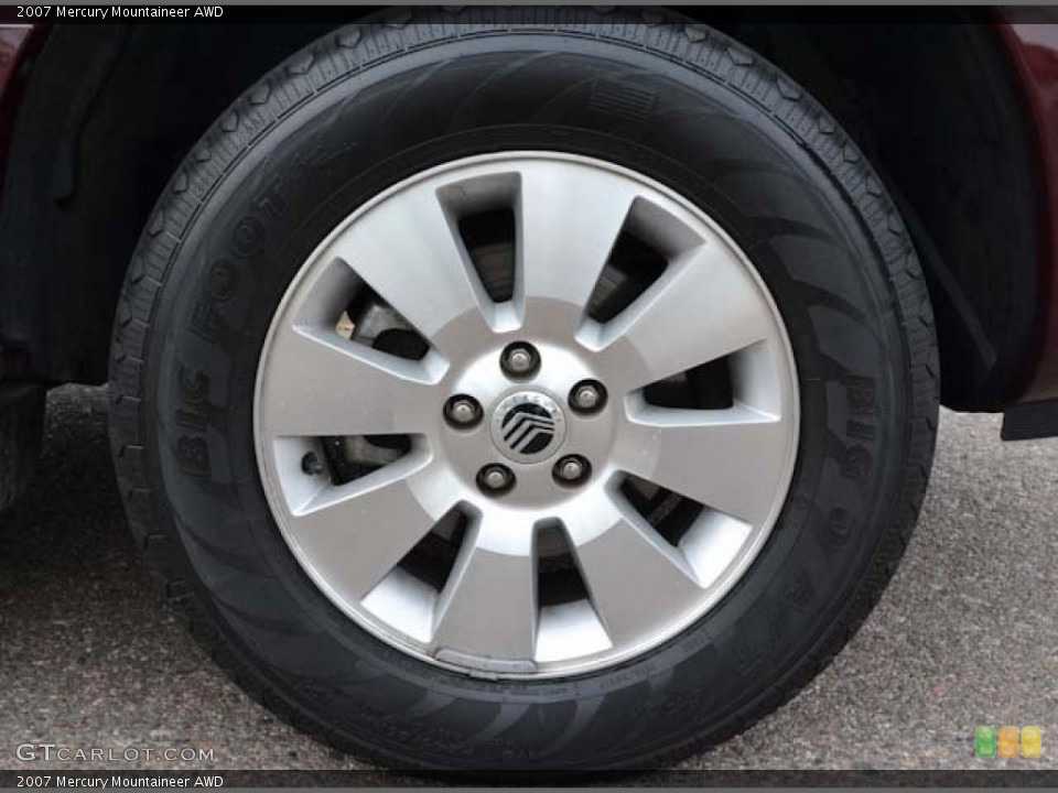 2007 Mercury Mountaineer AWD Wheel and Tire Photo #64061885