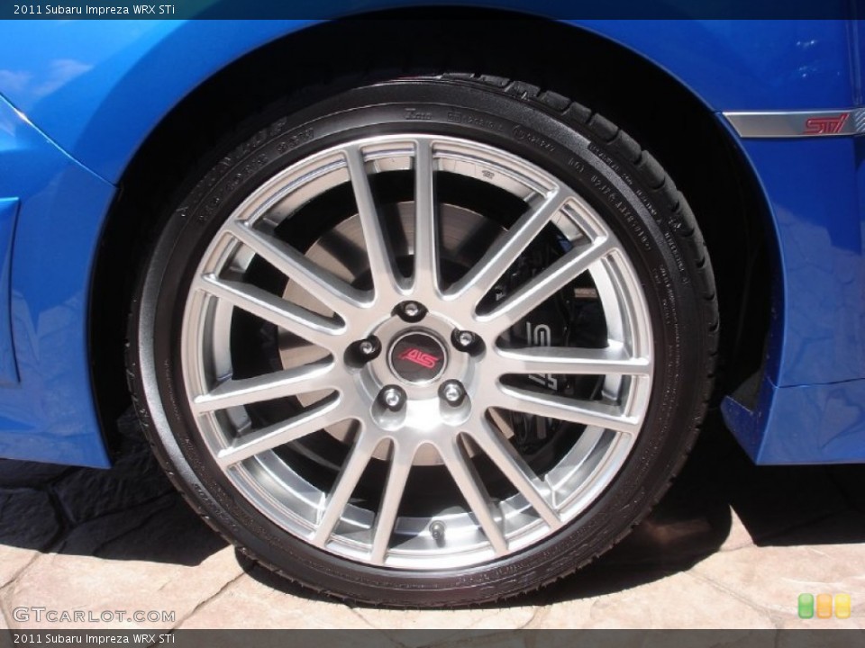 2011 Subaru Impreza WRX STi Wheel and Tire Photo #64065329