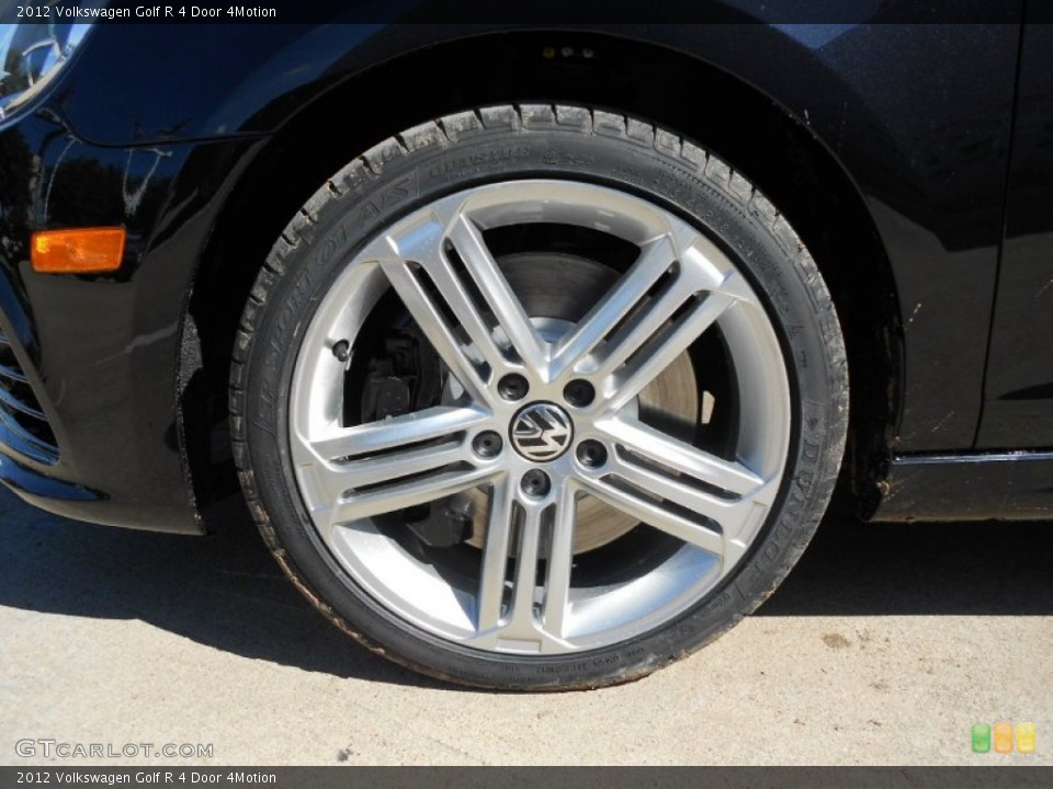 2012 Volkswagen Golf R 4 Door 4Motion Wheel and Tire Photo #64070794