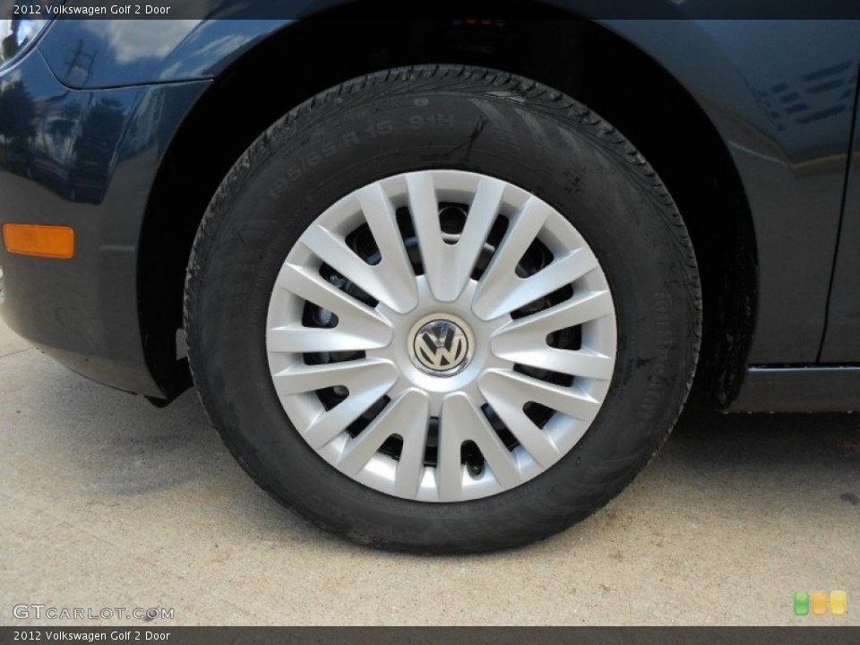 2012 Volkswagen Golf 2 Door Wheel and Tire Photo #64070990
