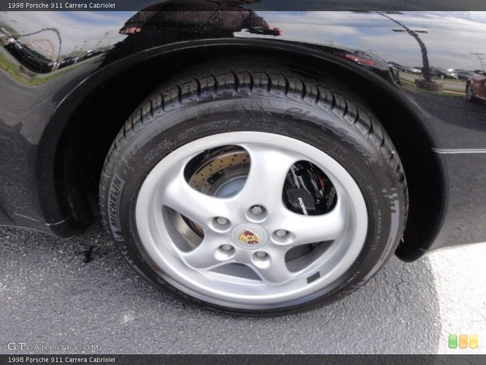 1998 Porsche 911 Carrera Cabriolet Wheel and Tire Photo #64074095