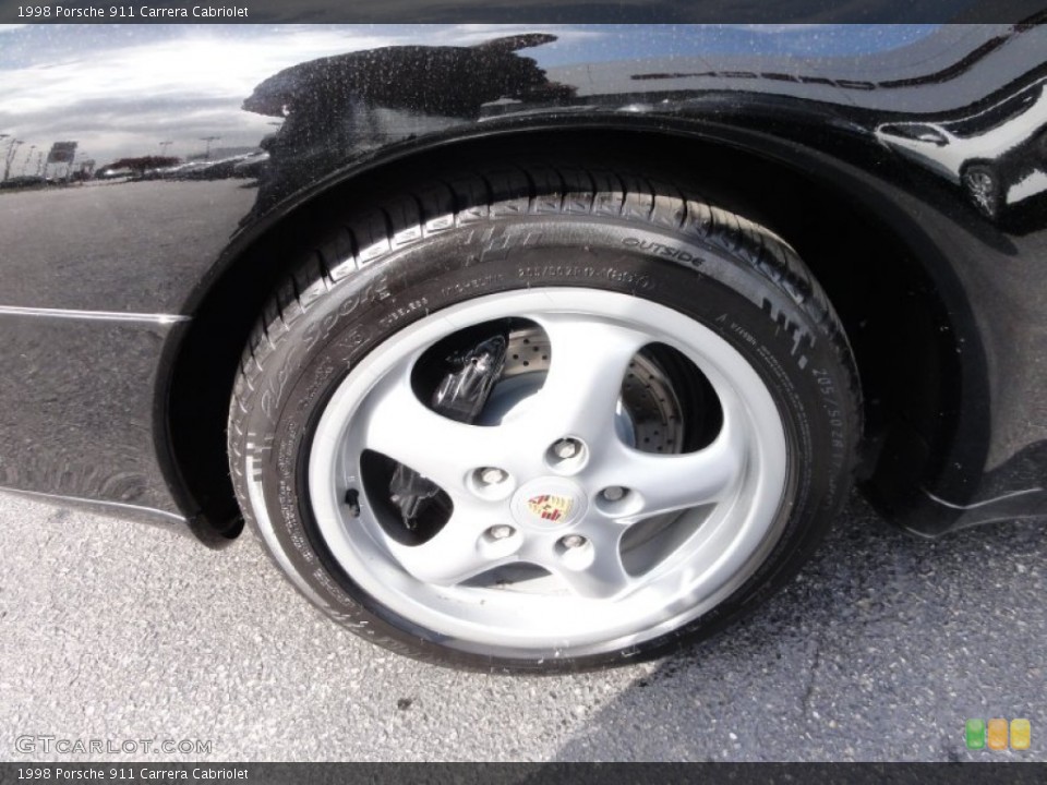 1998 Porsche 911 Carrera Cabriolet Wheel and Tire Photo #64074113