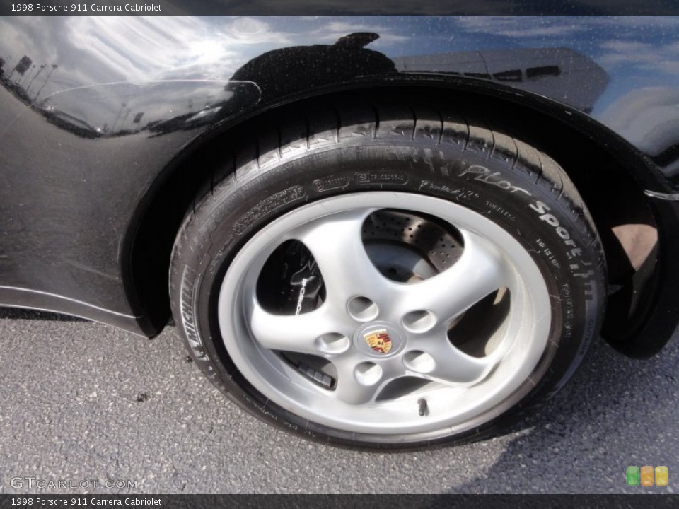 1998 Porsche 911 Carrera Cabriolet Wheel and Tire Photo #64074122