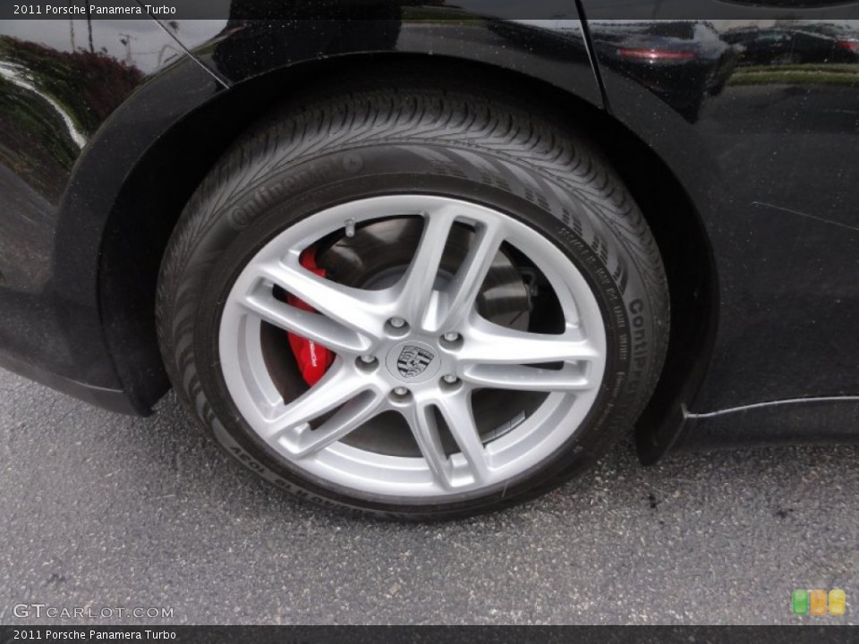 2011 Porsche Panamera Turbo Wheel and Tire Photo #64075313