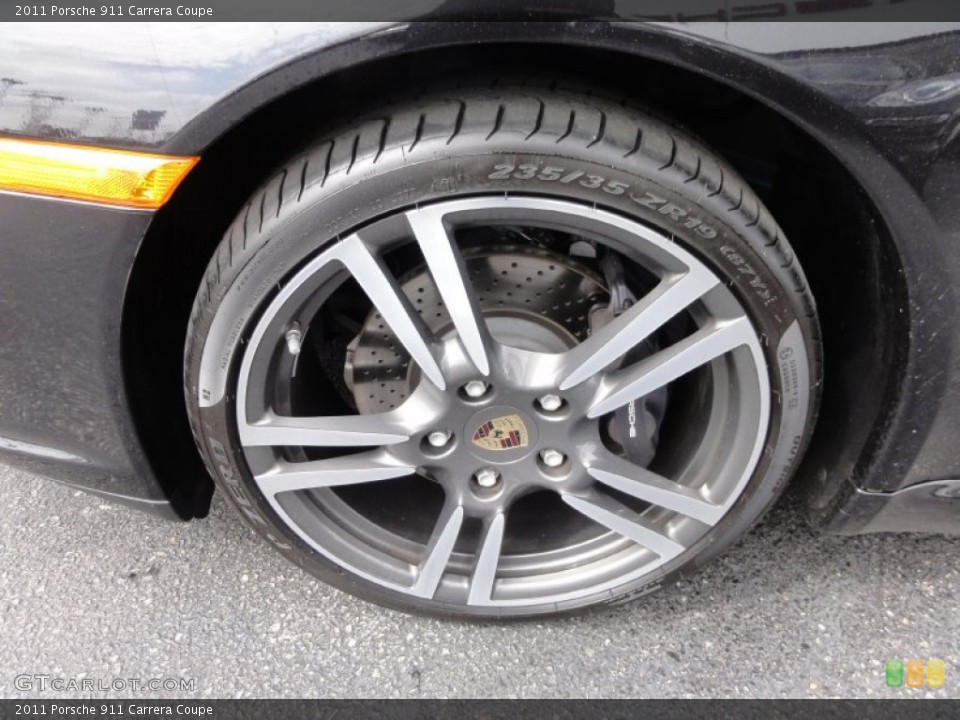 2011 Porsche 911 Carrera Coupe Wheel and Tire Photo #64075682