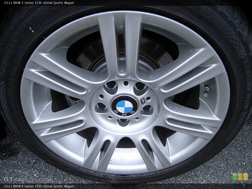 2011 BMW 3 Series 328i xDrive Sports Wagon Wheel and Tire Photo #64085006