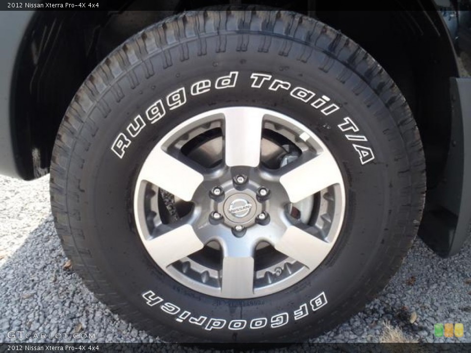 2012 Nissan Xterra Pro-4X 4x4 Wheel and Tire Photo #64088363
