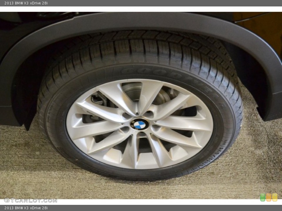 2013 BMW X3 xDrive 28i Wheel and Tire Photo #64090462