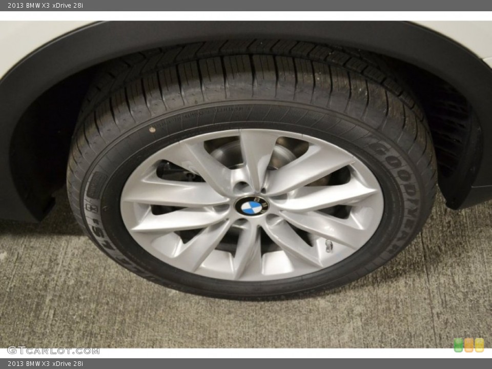 2013 BMW X3 xDrive 28i Wheel and Tire Photo #64090593