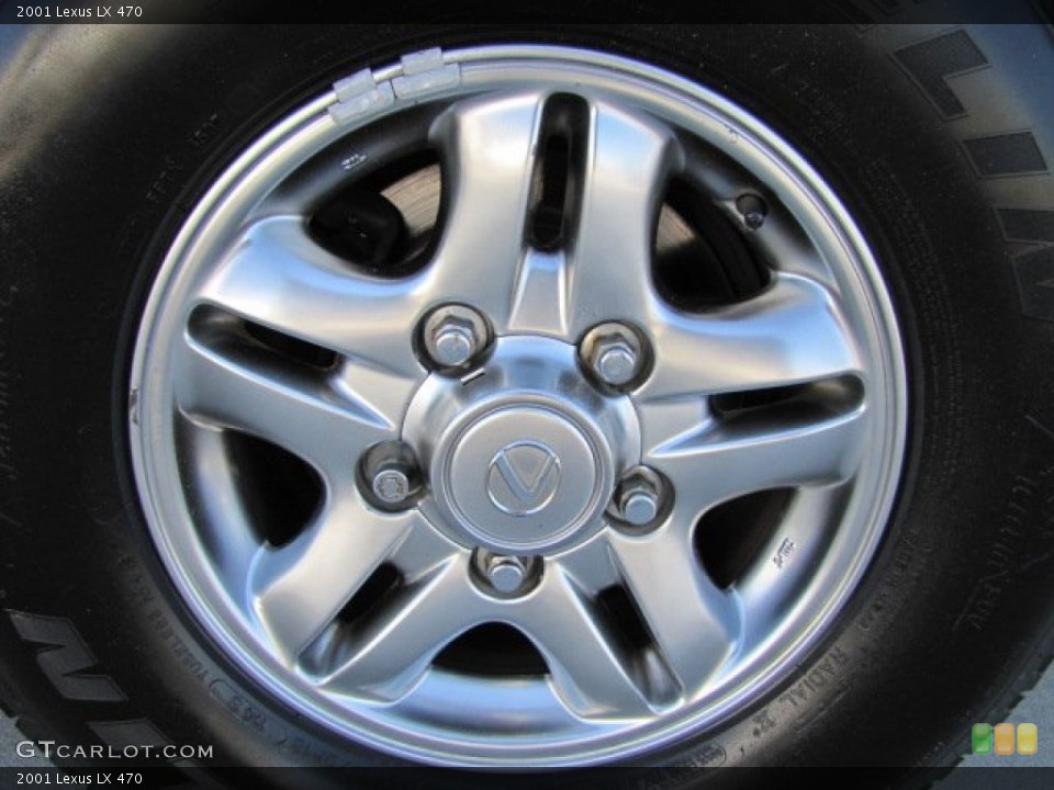 2001 Lexus LX 470 Wheel and Tire Photo #64096872
