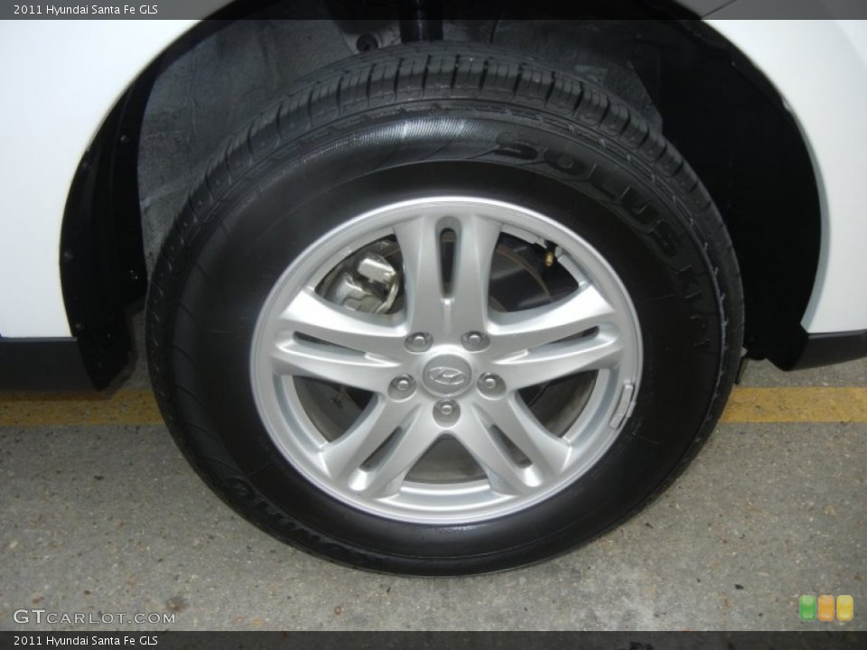 2011 Hyundai Santa Fe GLS Wheel and Tire Photo #64106196