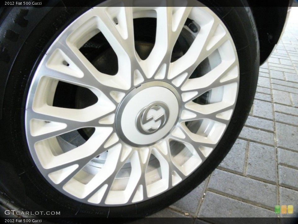 2012 Fiat 500 Gucci Wheel and Tire Photo #64107673