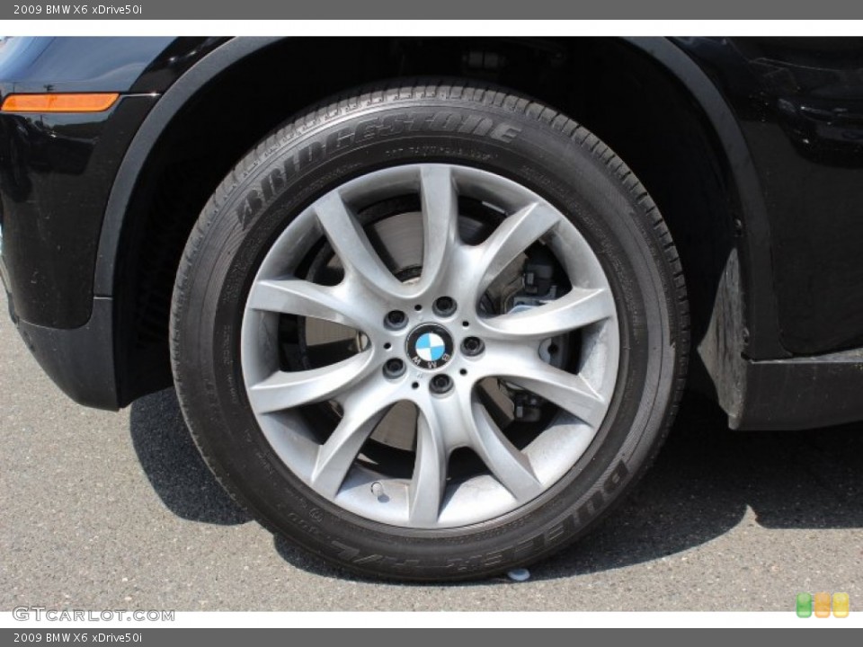 2009 BMW X6 xDrive50i Wheel and Tire Photo #64111218