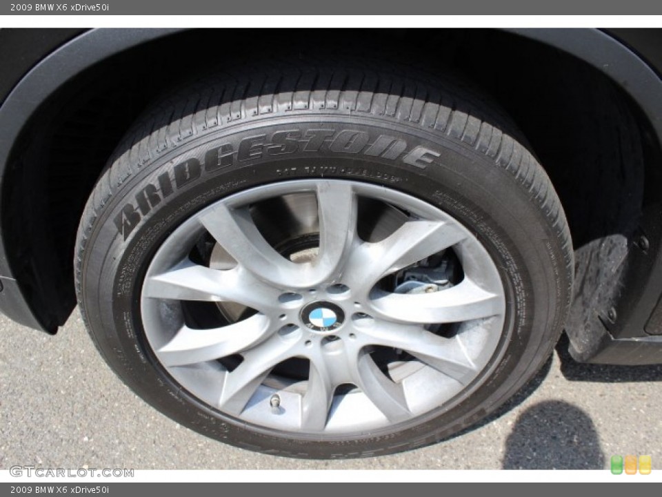 2009 BMW X6 xDrive50i Wheel and Tire Photo #64111228