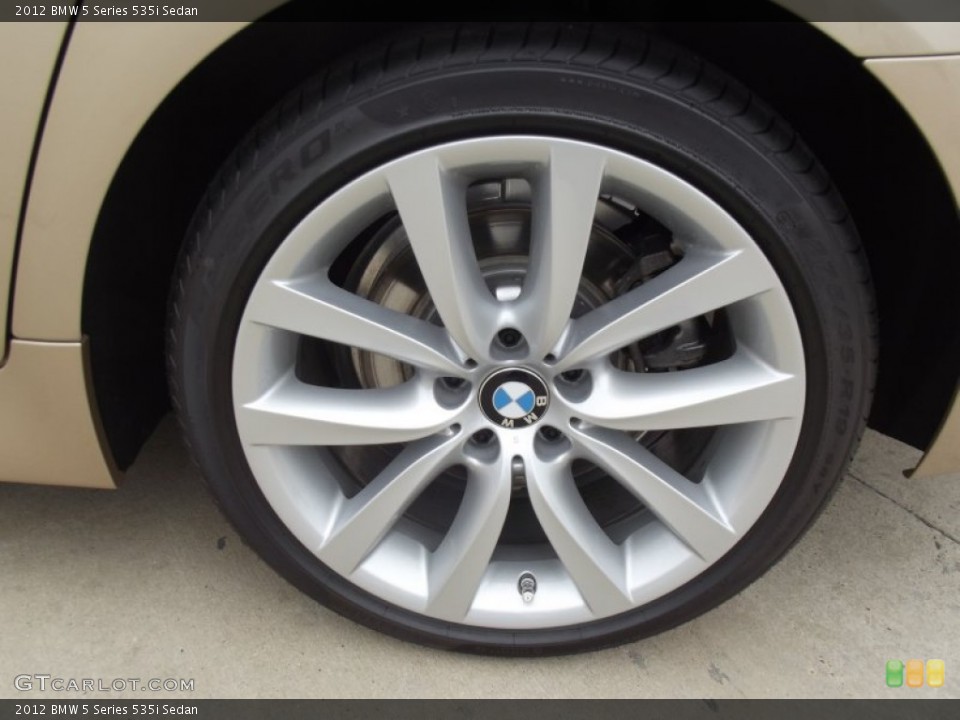 2012 BMW 5 Series 535i Sedan Wheel and Tire Photo #64184131
