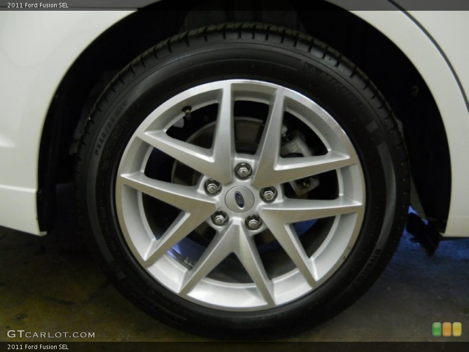 2011 Ford Fusion SEL Wheel and Tire Photo #64185619